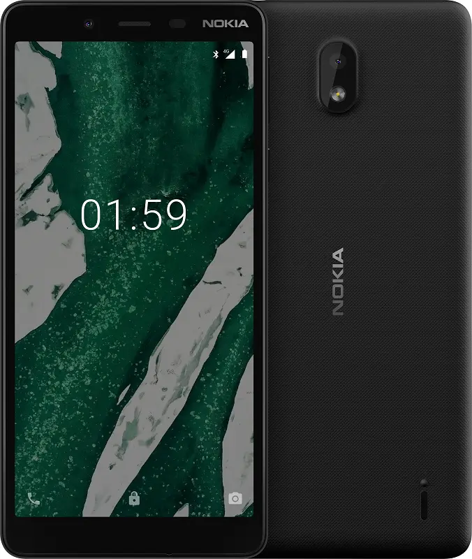 Nokia 1 Plus black official Image