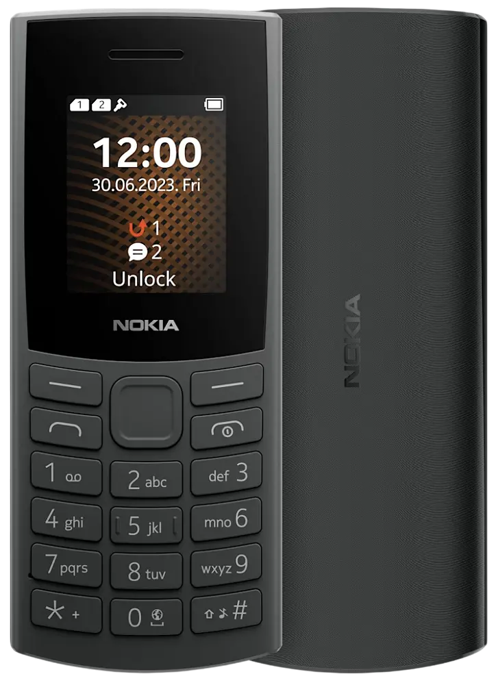 Nokia 105 4G (2023) Charcoal