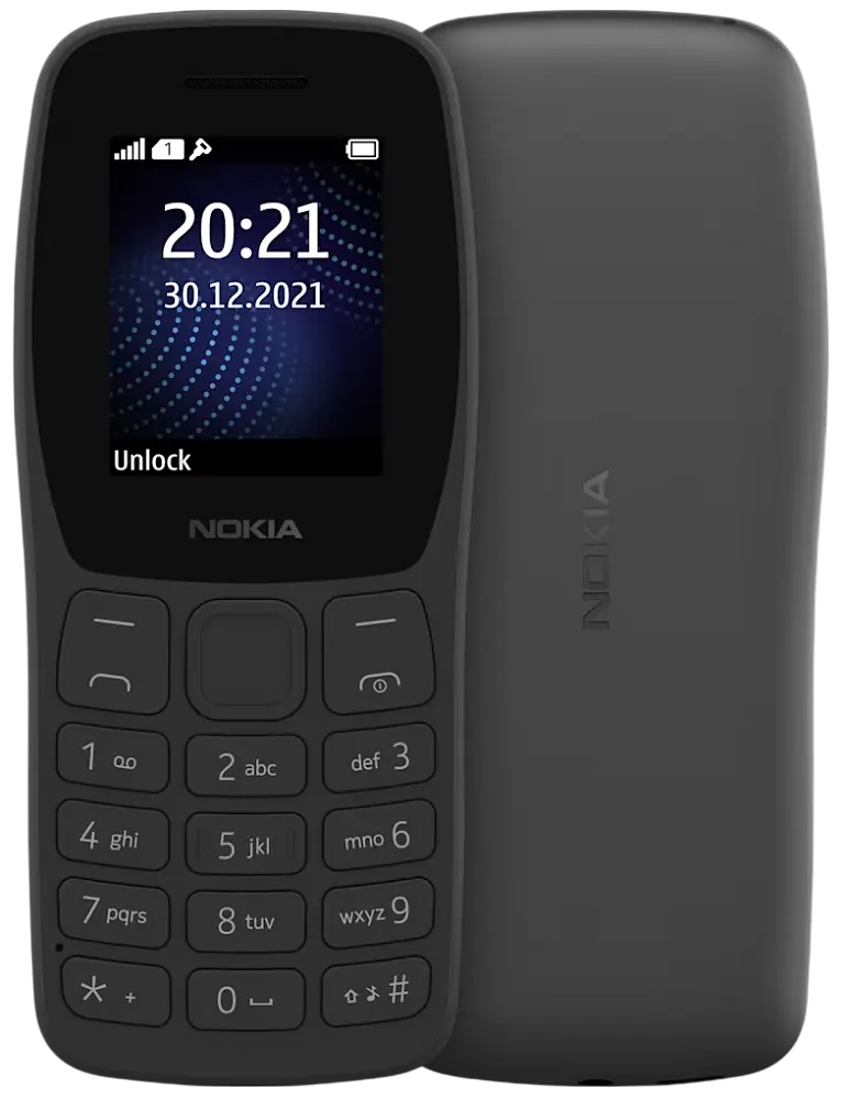 Nokia 105 Plus (2022) Charcoal