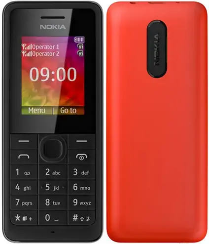 Nokia 107 Dual SIM red official Image
