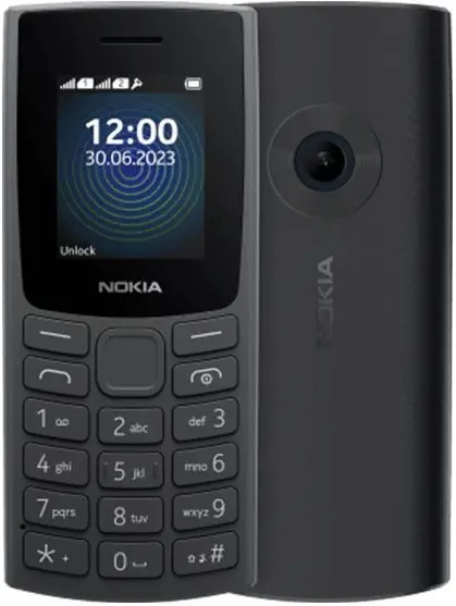 Nokia 110 (2023) Charcoal Official Image.