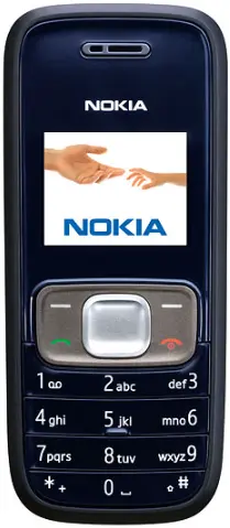 Nokia 1209 front Image