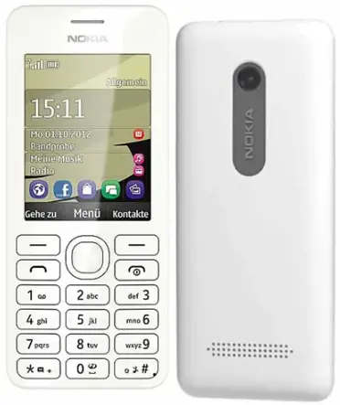 Nokia 206 white Official Image