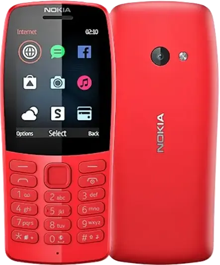 Nokia 210 red official image