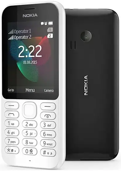 Nokia 222 Dual SIM White Image.