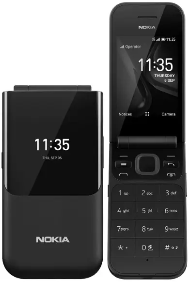 Nokia 2720 Flip black official Image