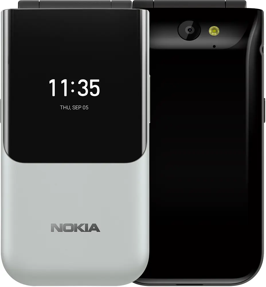 Nokia 2720 Flip black silver official Image