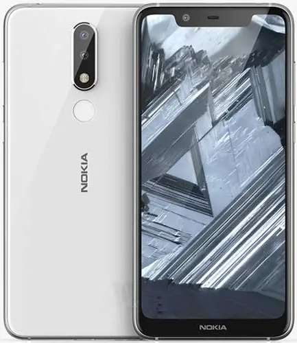 Nokia 5.1 Plus white official image