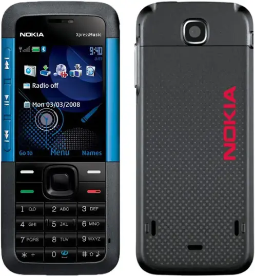 Nokia 5310 XpressMusic black blue Official Image