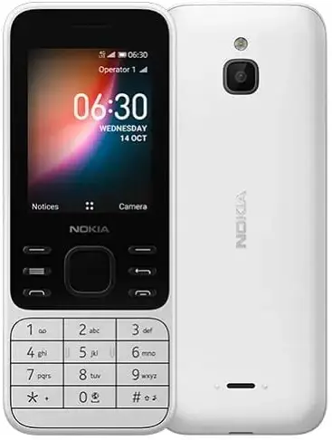 Nokia 6300 4G white color image