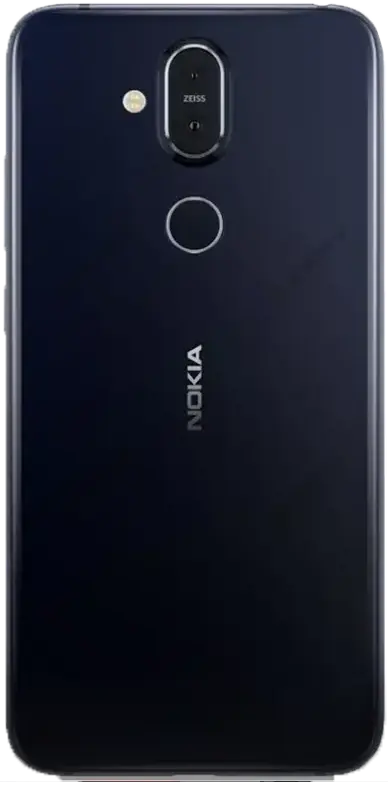 Nokia 8.1 back side image