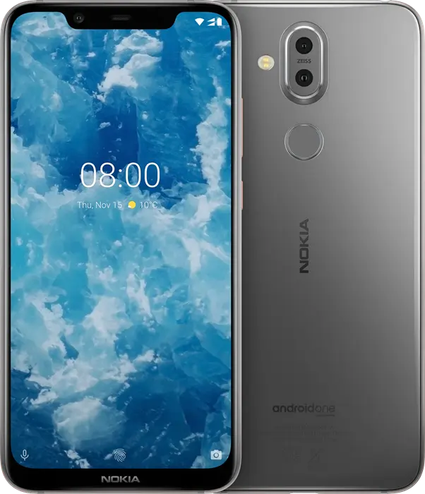 Nokia 8.1 iron color image