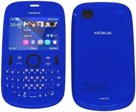 Nokia Asha 200 blue official Image