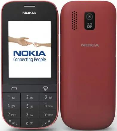 Nokia Asha 202 red official Image