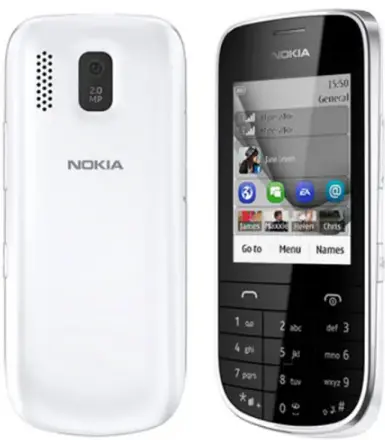 Nokia Asha 202 White official Image