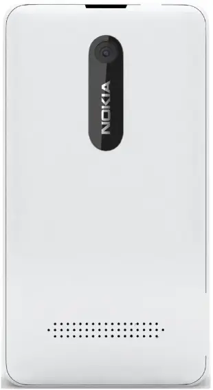 Nokia Asha 210 back Image