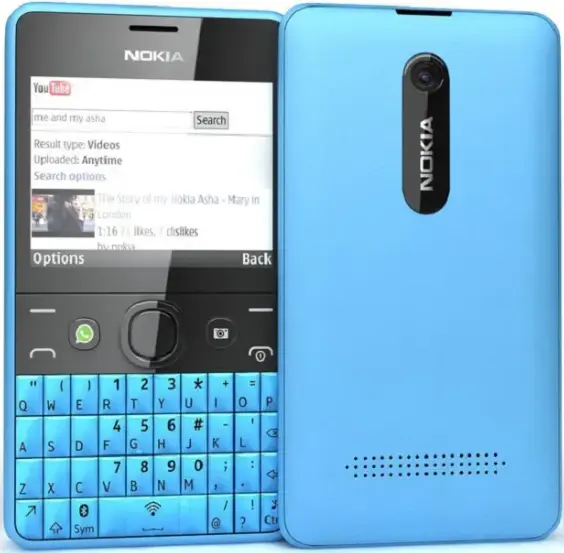 Nokia Asha 210 blue official Image