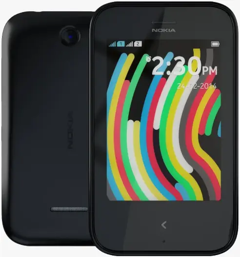 Nokia Asha 230 black official Image