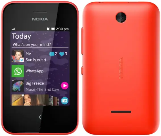Nokia Asha 230 red official Image