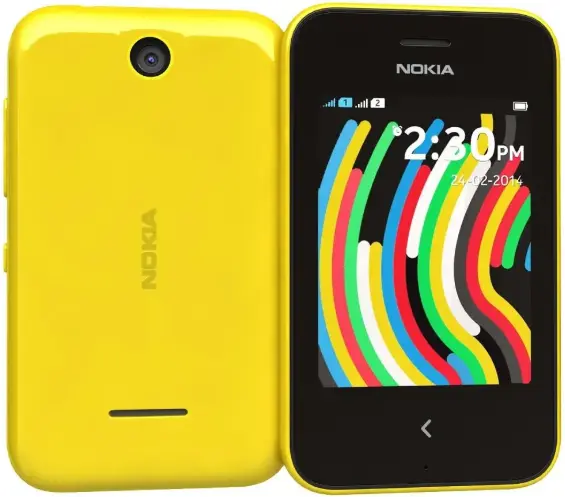 Nokia Asha 230 yellow official Image