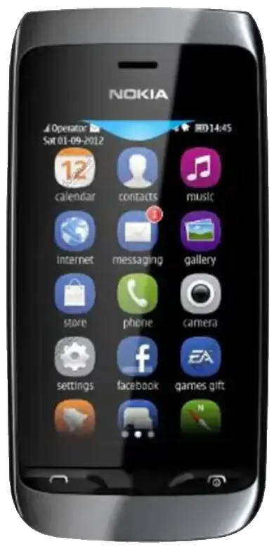 Nokia Asha 309 front side image
