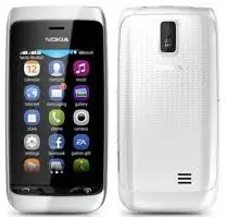 Nokia Asha 309 white color image