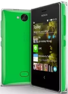 Nokia Asha 500 Dual SIM green image