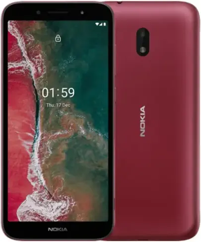 Nokia C1 Plus red official Image