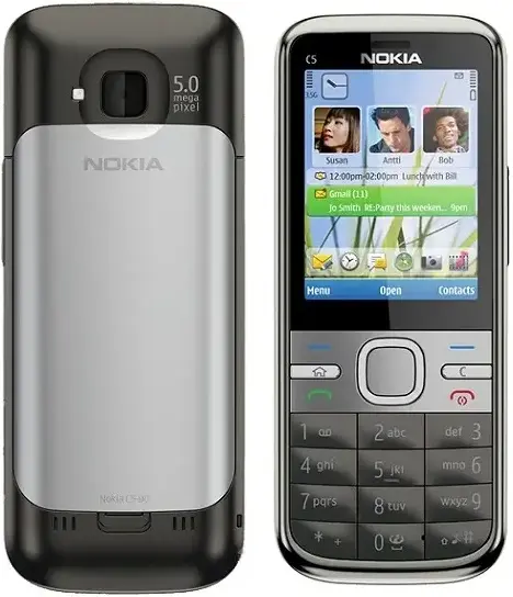 Nokia C5-02 black silver official Image
