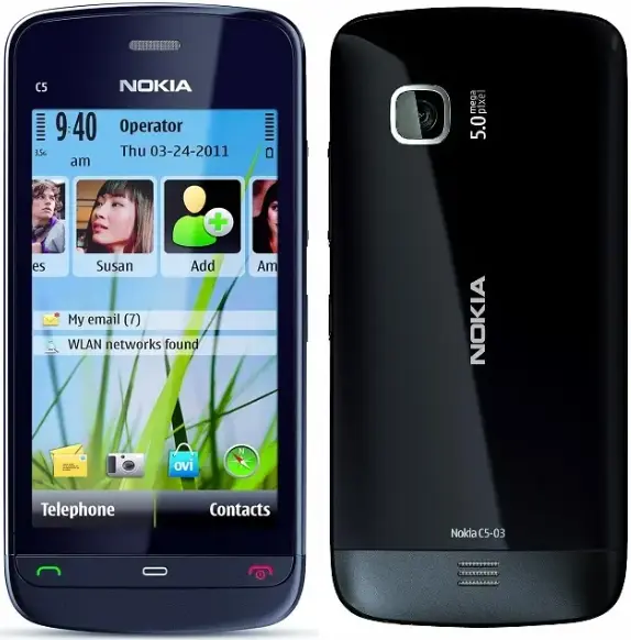 Nokia C5-03 black Official Image