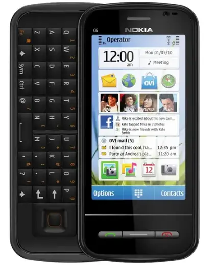 Nokia C6 black official Image