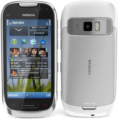Nokia C7 silver official Image