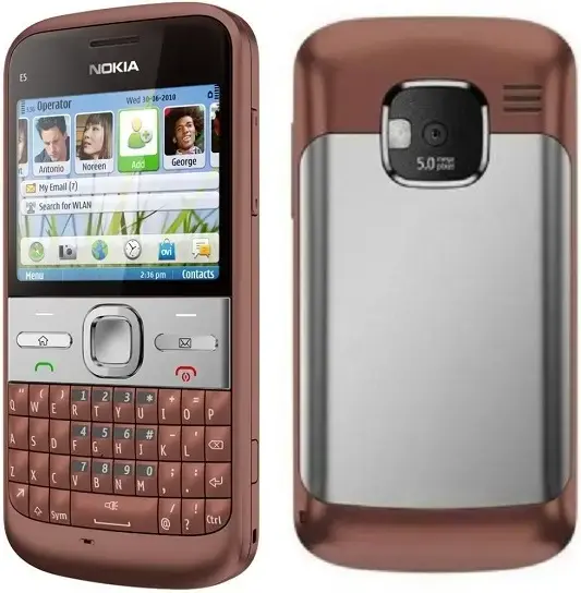 Nokia E5 red official Image