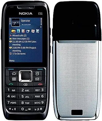 Nokia E51 black official Imaghe
