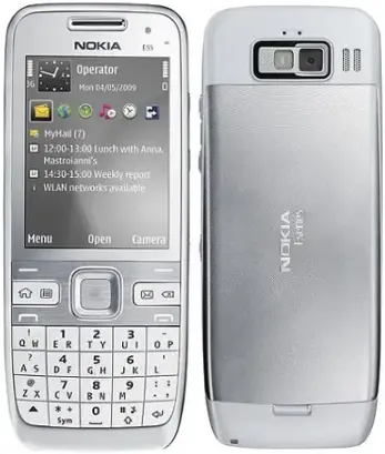 Nokia E55 White Aluminium official Image