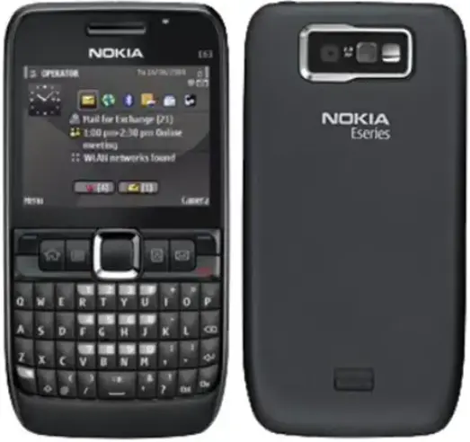Nokia E63 black official Image