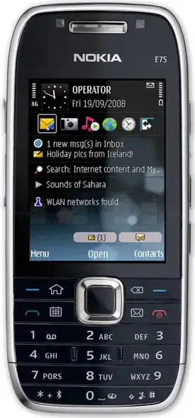 Nokia E75 front Image