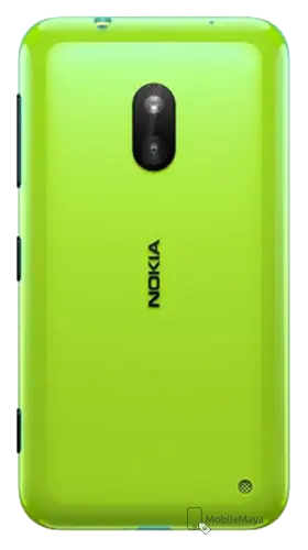 Nokia Lumia 620 greenback side picture