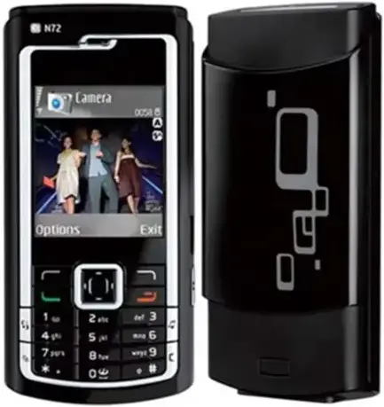 Nokia N72 black official Image