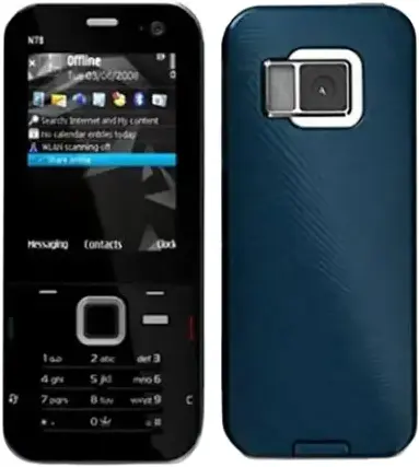 Nokia N78 blue Official Image