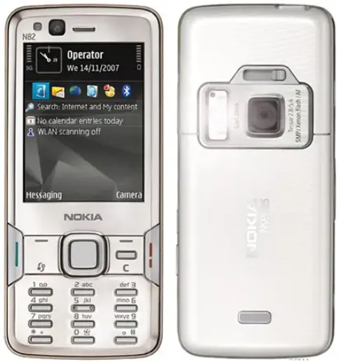 Nokia N82 white official Image