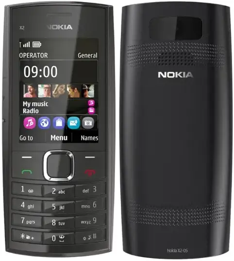 Nokia X2-05 black official Image