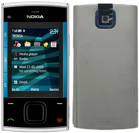 Nokia X3 black official Image