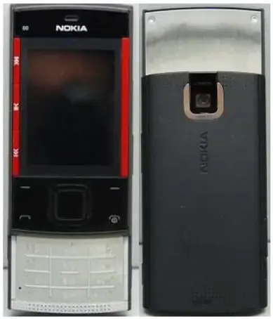 Nokia X3 silver black official Image