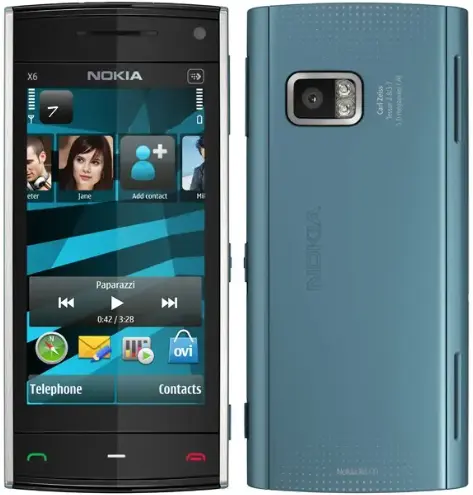 Nokia X6-00( 8GB) blue official Image