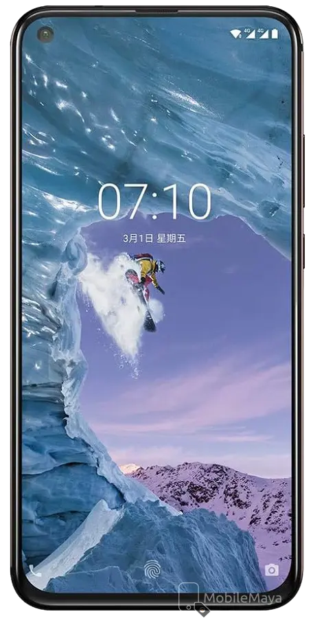 Nokia X71 Black Front