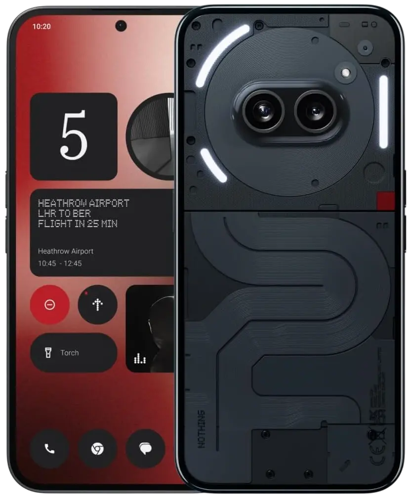 Nothing Phone 2a Black Official Image