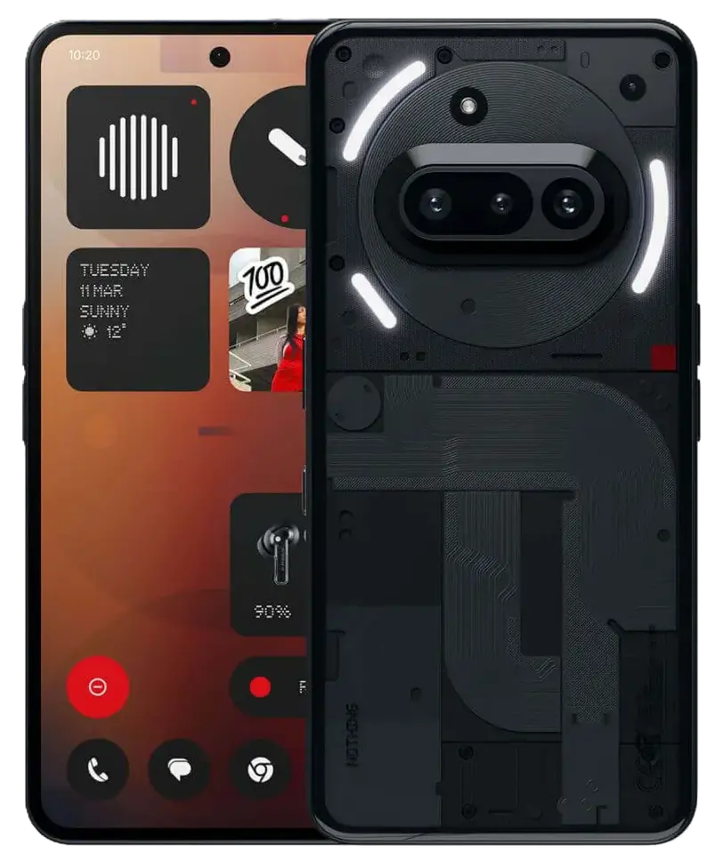 Nothing Phone 3a black image