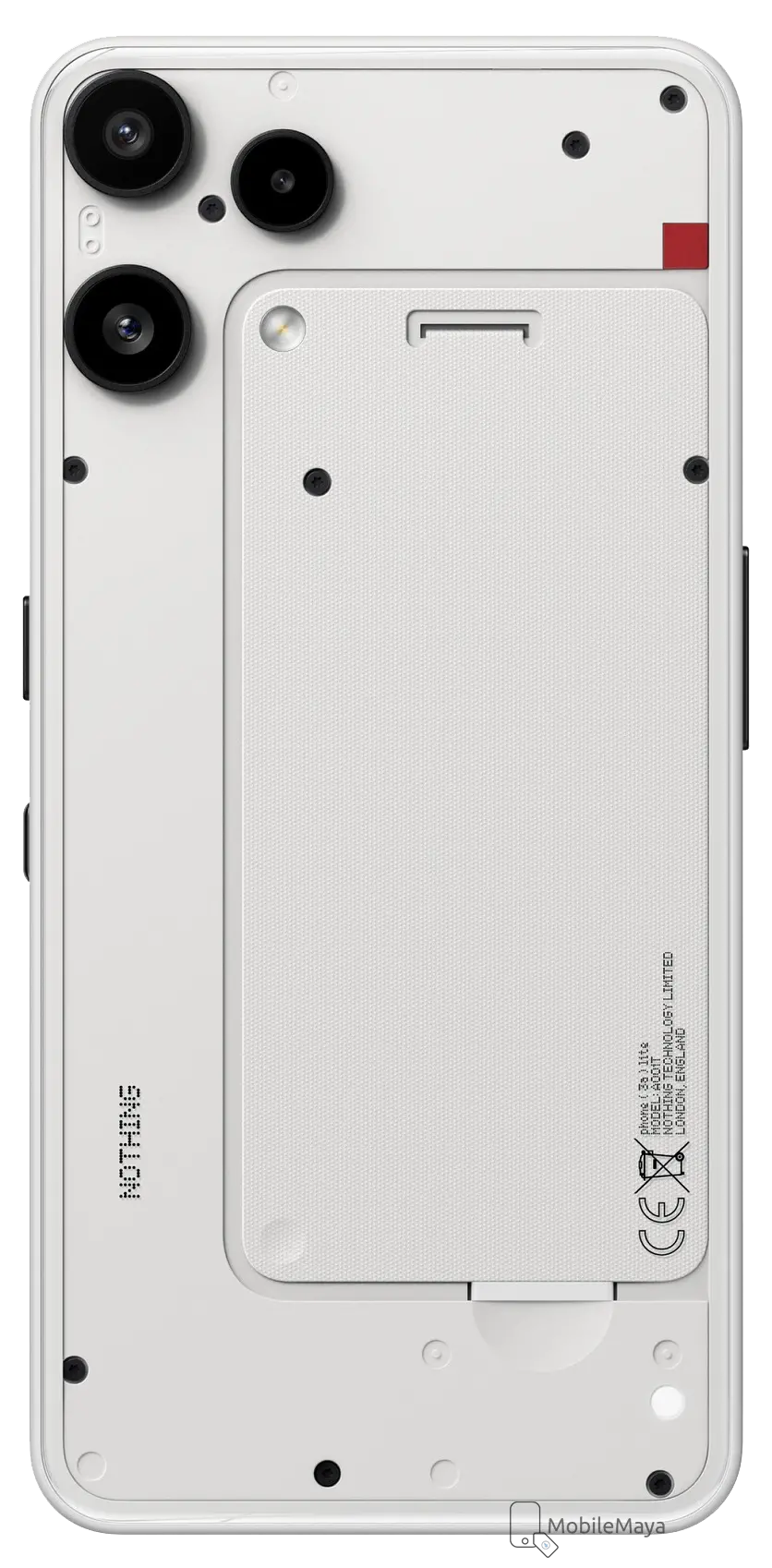 Nothing Phone (3a) Lite Back Image.
