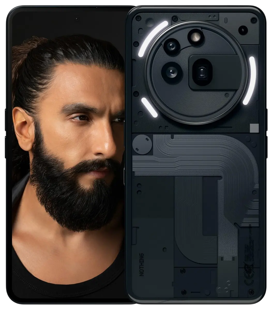 Nothing Phone 3a Pro Black official image